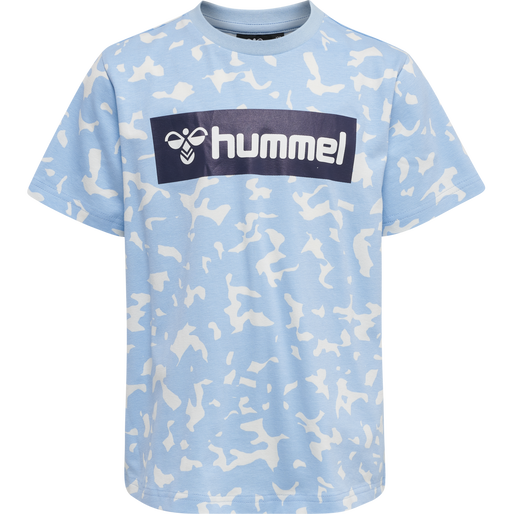 hmlCARTER T-SHIRT S/S, AIRY BLUE, packshot