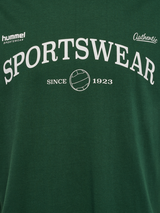 hmlLOOSE TEE S/S CLUB SPORTSWEAR, DARK GREEN hmlLOOSE TEE S/S CLUB SPORTSWEAR, DARK GREEN, packshot