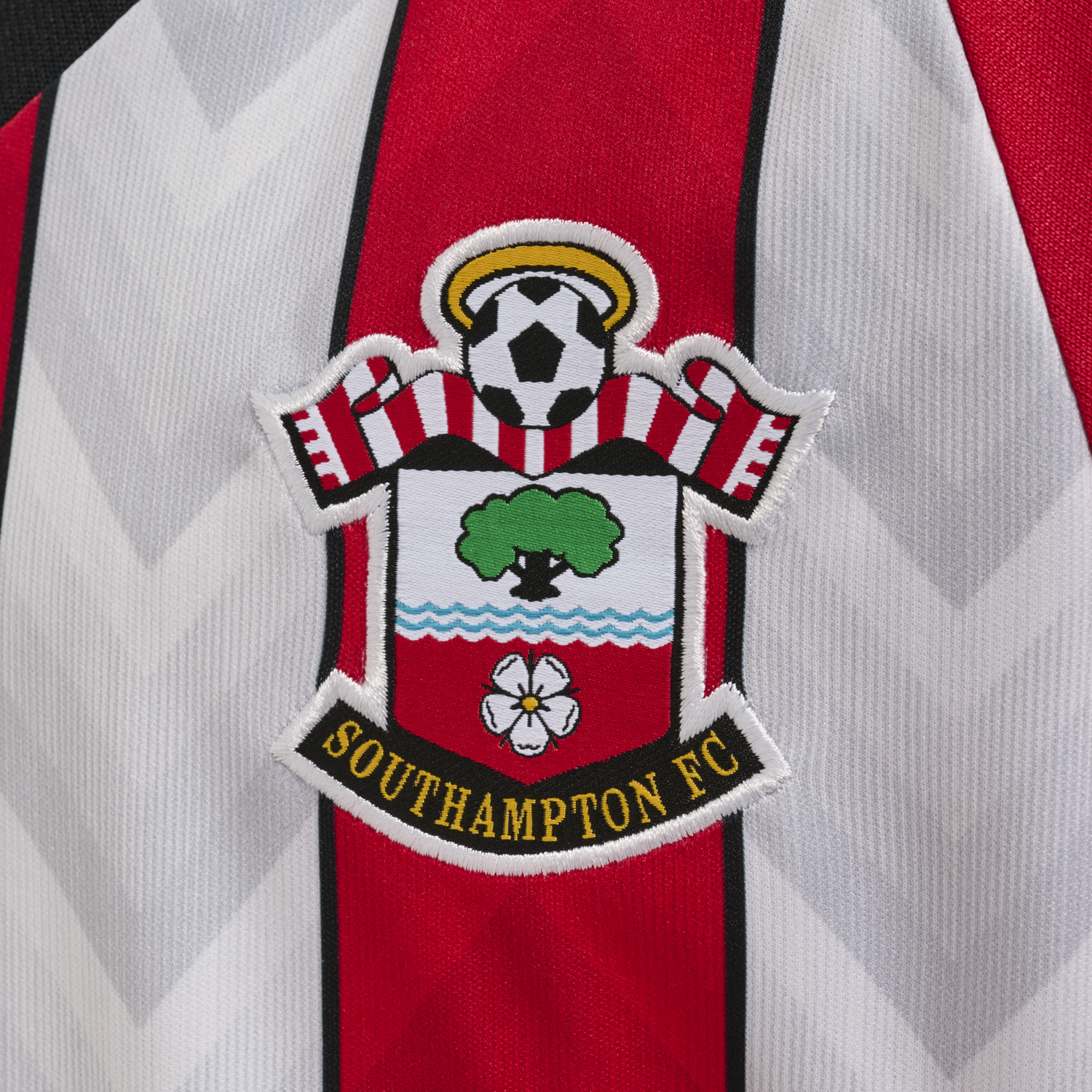 SOU 21/22 HOME JERSEY S/S KIDS, RED/WHITE, packshot