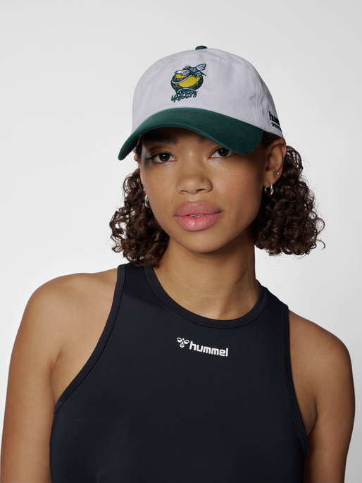 hmlBASEBALL CAP WRONG YELLOW, WHITE, model