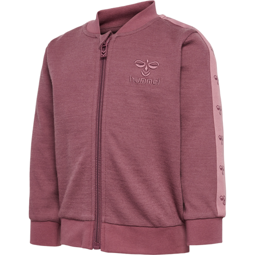 hmlWULBATO ZIP JACKET, ROSE BROWN hmlWULBATO ZIP JACKET, ROSE BROWN, packshot