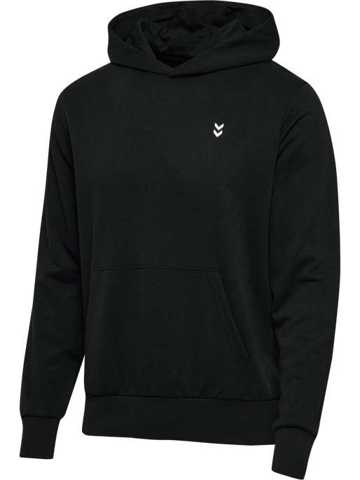 hmlPULSE SWEAT HOODIE, BLACK, packshot