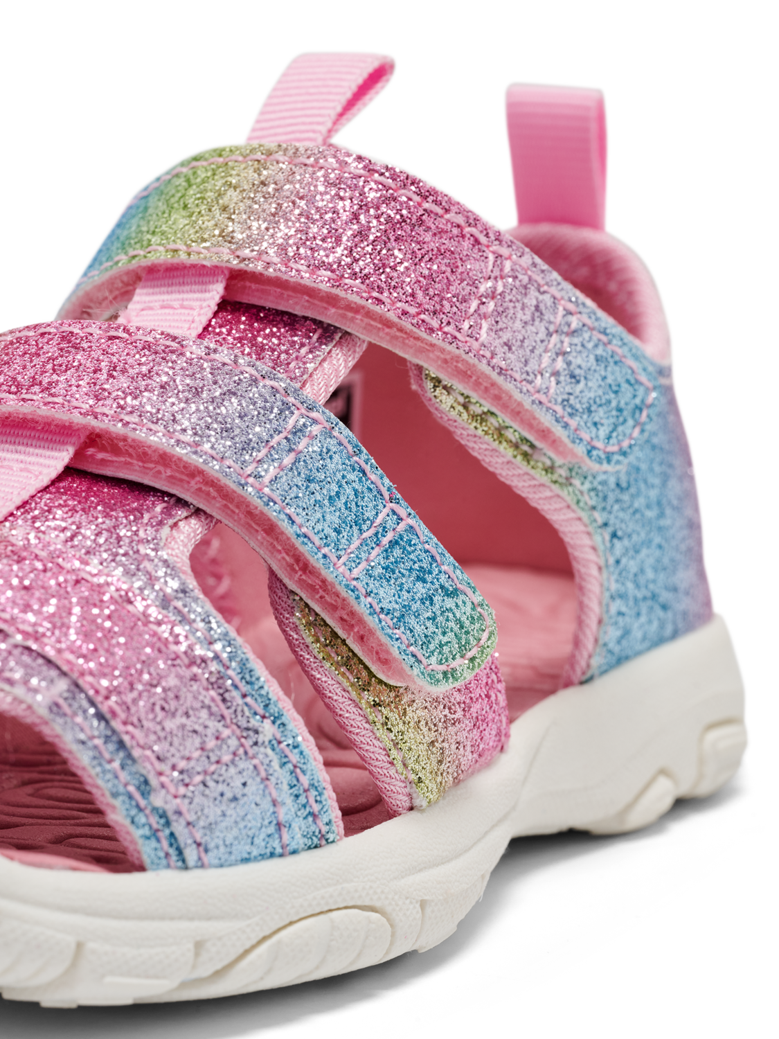 SANDAL VELCRO INFANT, WHITE/MULTICOLOR, packshot