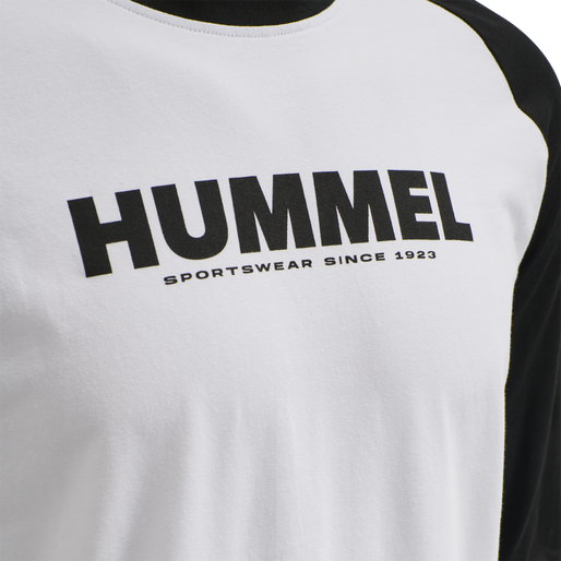 hmlLEGACY BLOCKED T-SHIRT L/S, WHITE hmlLEGACY BLOCKED T-SHIRT L/S, WHITE, packshot