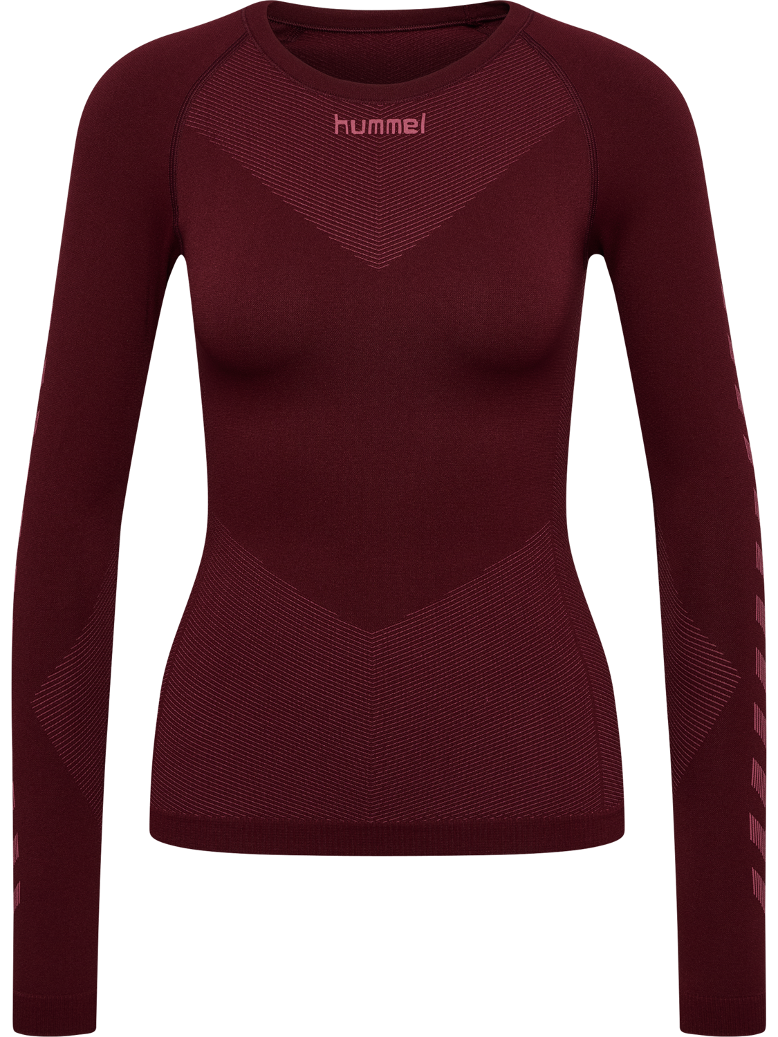 hummel HUMMEL FIRST SEAMLESS JERSEY L/S W - BURGUNDY | hummelsport.de 