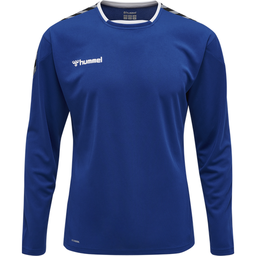 hmlAUTHENTIC POLY JERSEY L/S, TRUE BLUE, packshot