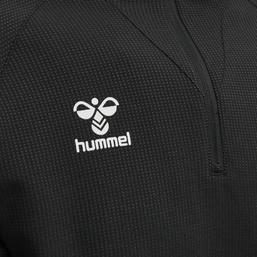 hmlLEAD PRO HALF ZIP, BLACK, packshot