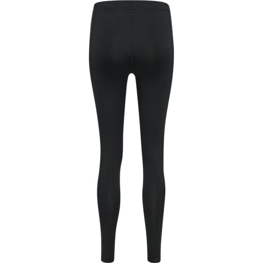 hmlMT MABLEY MID WAIST TIGHTS, BLACK hmlMT MABLEY MID WAIST TIGHTS, BLACK, packshot