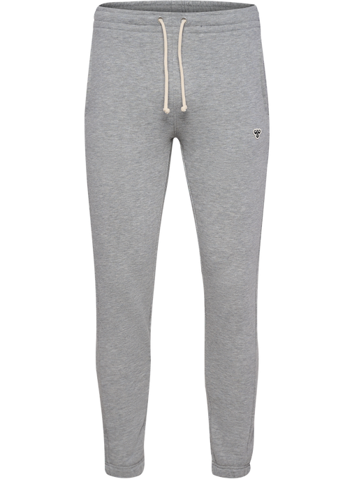 hmlREGULAR SWEATPANT BEE, GREY MELANGE, packshot