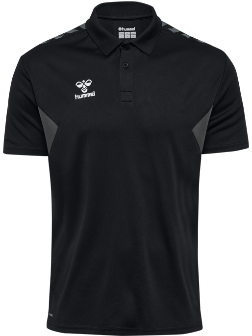 hmlAUTHENTIC FUNCTIONAL POLO, BLACK, packshot