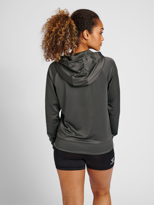 hmlGG12 ACTION ZIP HOODIE WOMAN, 2162, model