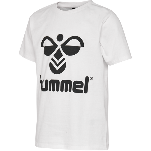 hmlTRES T-SHIRT S/S, MARSHMALLOW, packshot