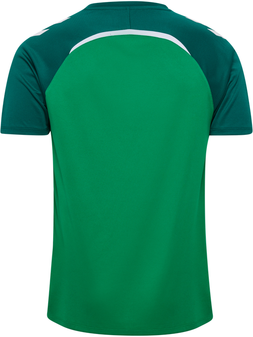 hmlLEAD 2.0 JERSEY S/S, JELLY BEAN/EVERGREEN, packshot