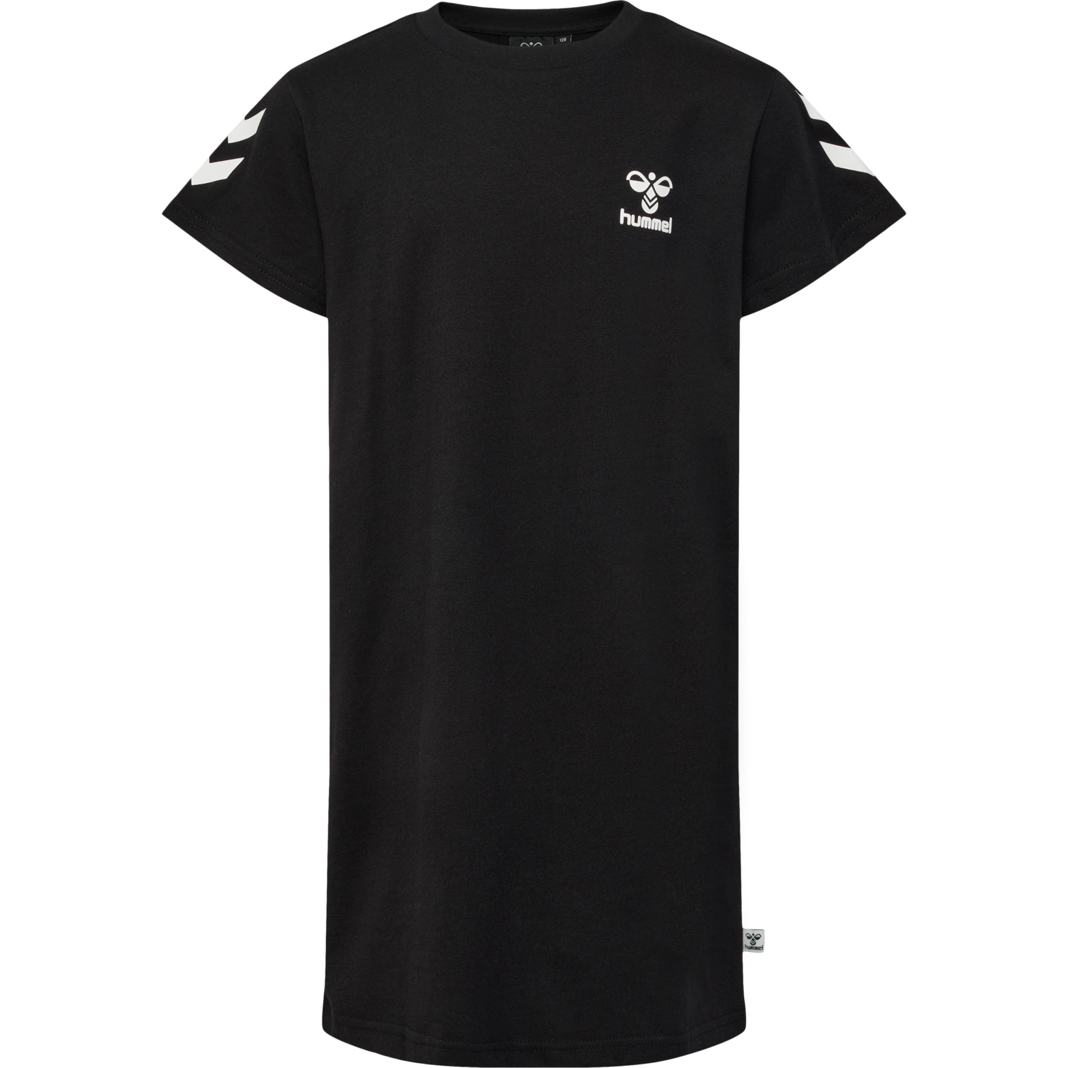 hmlMILLE T-SHIRT DRESS S/S, BLACK, packshot