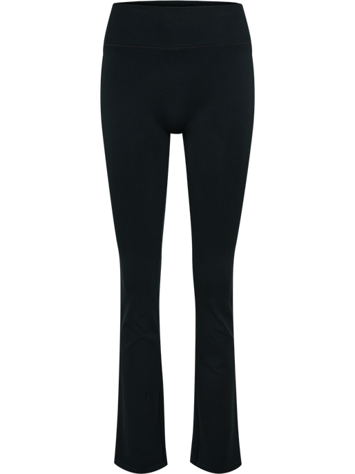 hmlHIIT SEAMLESS FLARE TIGHTS, BLACK, packshot