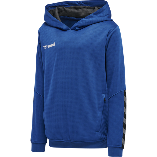 hmlAUTHENTIC KIDS POLY HOODIE, TRUE BLUE, packshot