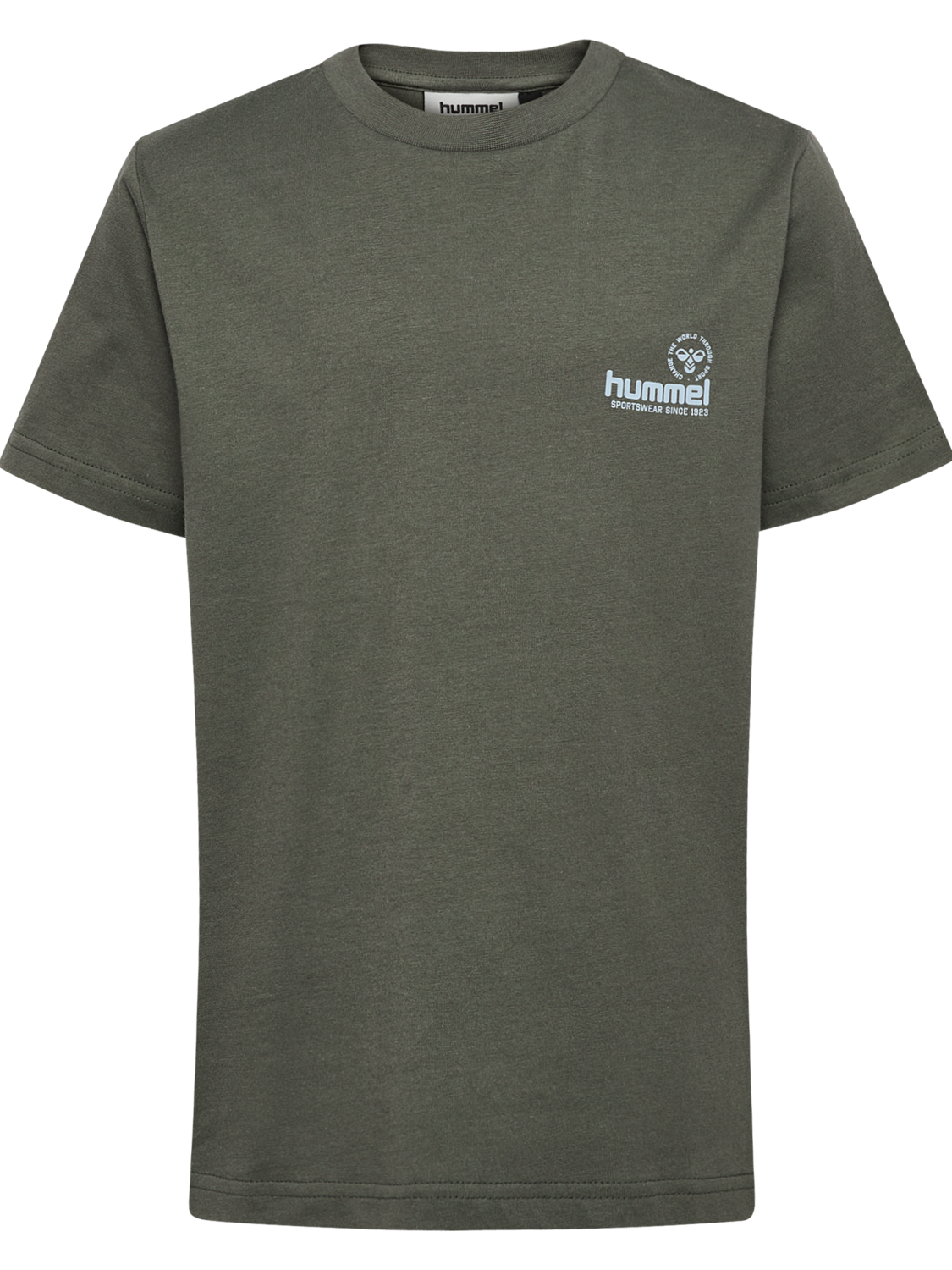hmlJR REG GRAPHIC T-SHIRT S/S, CASTOR GRAY, packshot