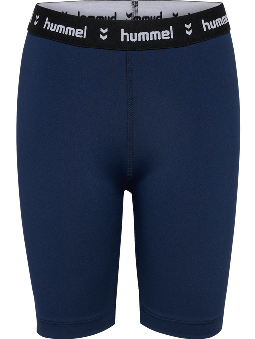 hmlJR PULSE MW SHORT TIGHTS, DRESS BLUES hmlJR PULSE MW SHORT TIGHTS, DRESS BLUES, packshot