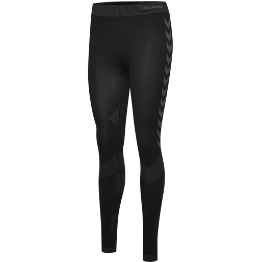 HUMMEL FIRST SEAMLESS TIGHTS WOMEN , BLACK HUMMEL FIRST SEAMLESS TIGHTS WOMEN , BLACK, packshot