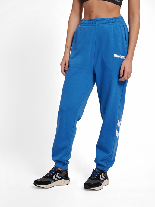 hummel LEGACY REGULAR PANTS - DEEP WATER