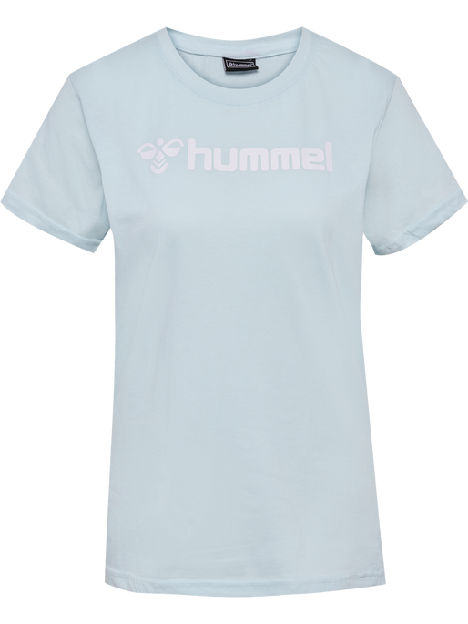 hmlMOVER COTTON T-SHIRT S/S WOMAN, BABY BLUE hmlMOVER COTTON T-SHIRT S/S WOMAN, BABY BLUE, packshot