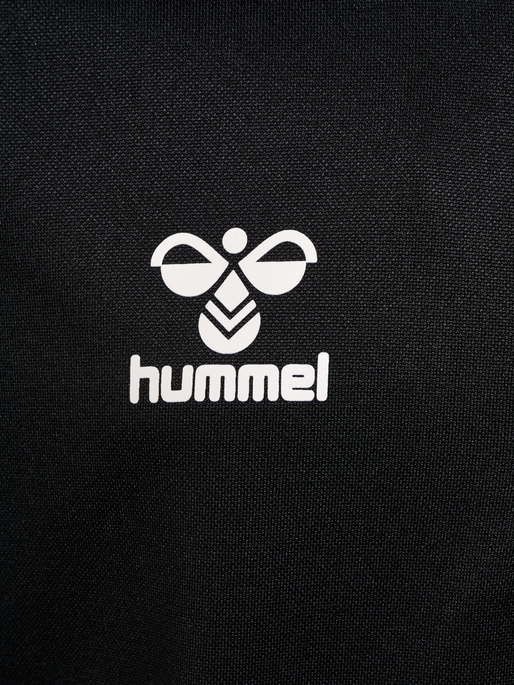 hmlESSENTIAL HALF-ZIP KIDS, BLACK, packshot
