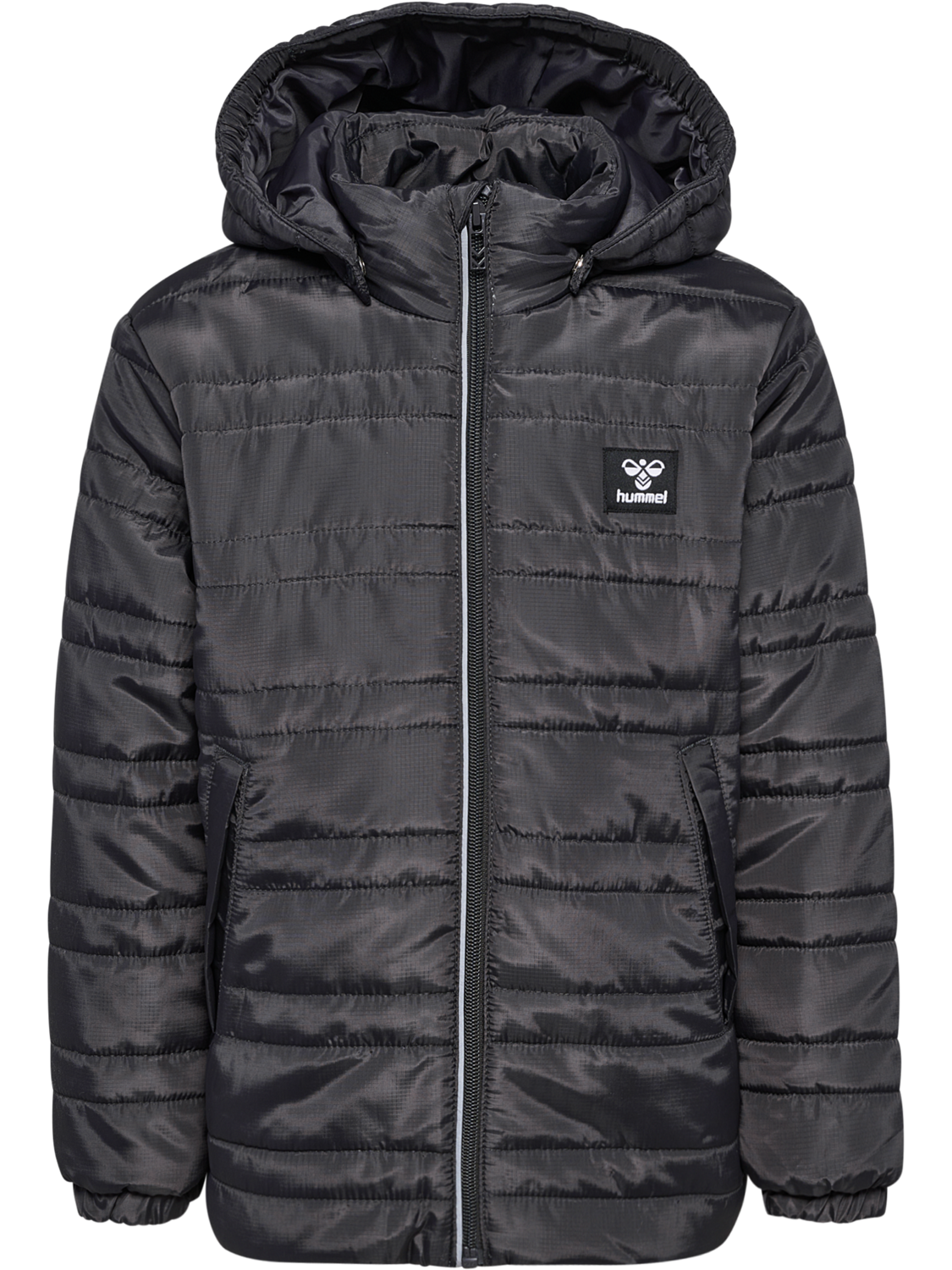 hmlBILBO TEX JACKET, FORGED IRON, packshot