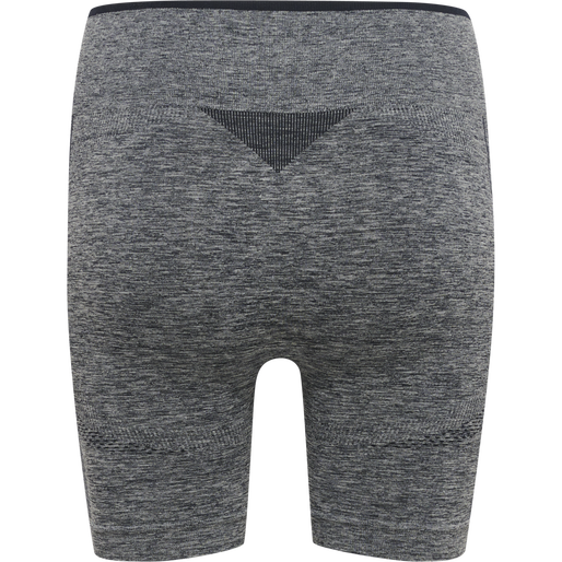 hmlMT UNA SEAMLESS MID WAIST SHORTS, BLUE NIGHTS MELANGE hmlMT UNA SEAMLESS MID WAIST SHORTS, BLUE NIGHTS MELANGE, packshot