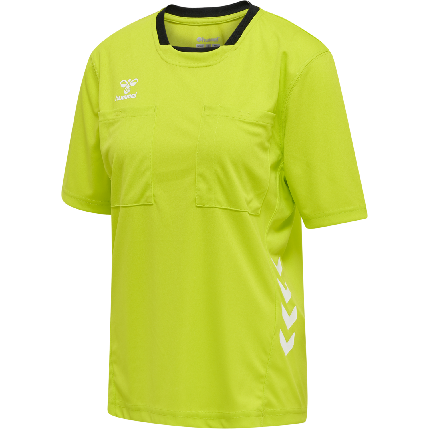 hmlREFEREE CHEVRON WO  JERSEY S/S, EVENING PRIMROSE, packshot