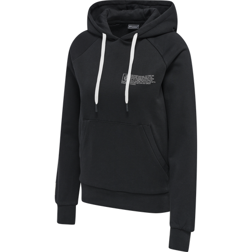 hmlGG12 SWEAT HOODIE WOMAN, BLACK, packshot