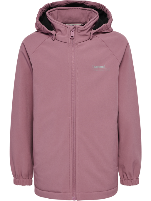 hmlJR LOOSE SOFTSHELL JACKET, WISTFUL MAUVE hmlJR LOOSE SOFTSHELL JACKET, WISTFUL MAUVE, packshot