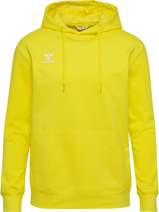 hmlGO 2.0 HOODIE, BLAZING YELLOW, packshot