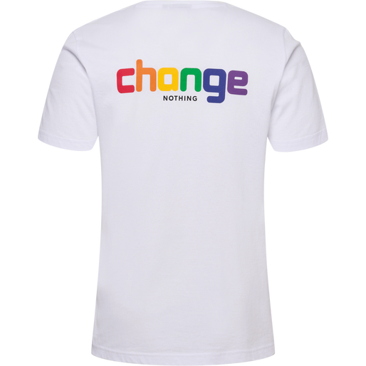 hmlCHANGE T-SHIRT, WHITE, packshot