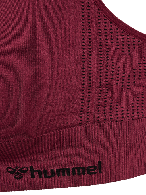 hmlMT SHAPING SEAMLESS SPORTS TOP, ZINFANDEL hmlMT SHAPING SEAMLESS SPORTS TOP, ZINFANDEL, packshot