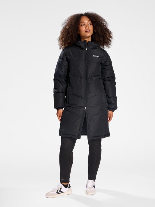 hummel LGC MIA LONG PUFF COAT - BLACK | hummelsport.de