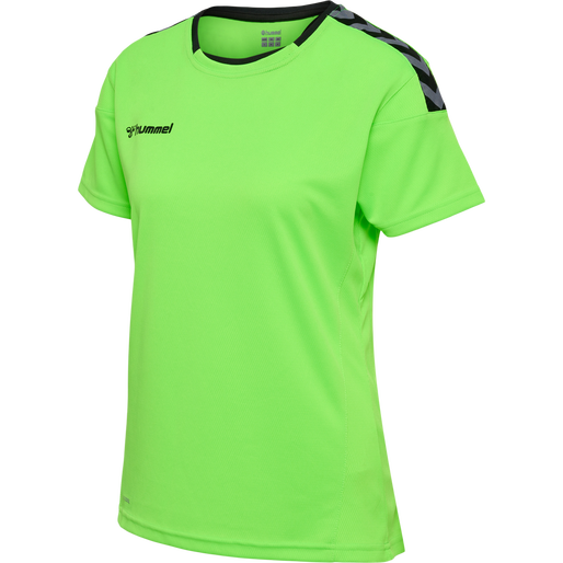 hmlAUTHENTIC POLY JERSEY WOMAN S/S, GREEN GECKO, packshot