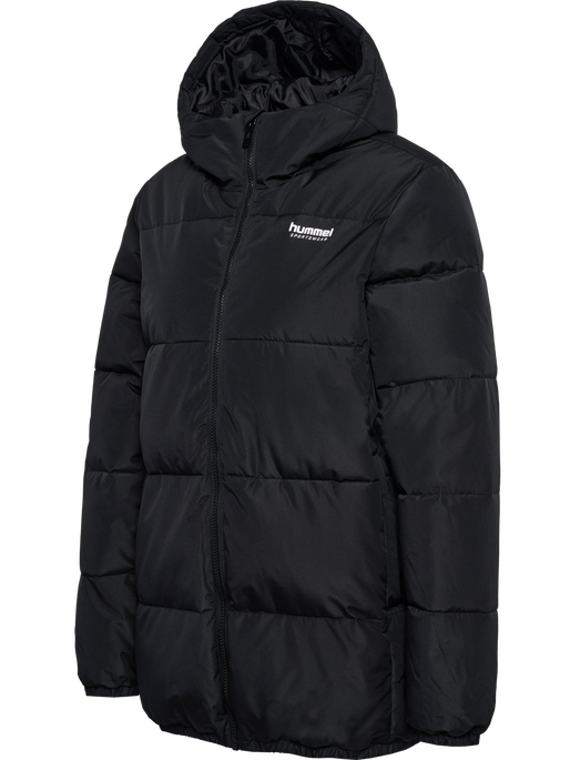 hmlLGC NICOLA PUFF JACKET, BLACK hmlLGC NICOLA PUFF JACKET, BLACK, packshot