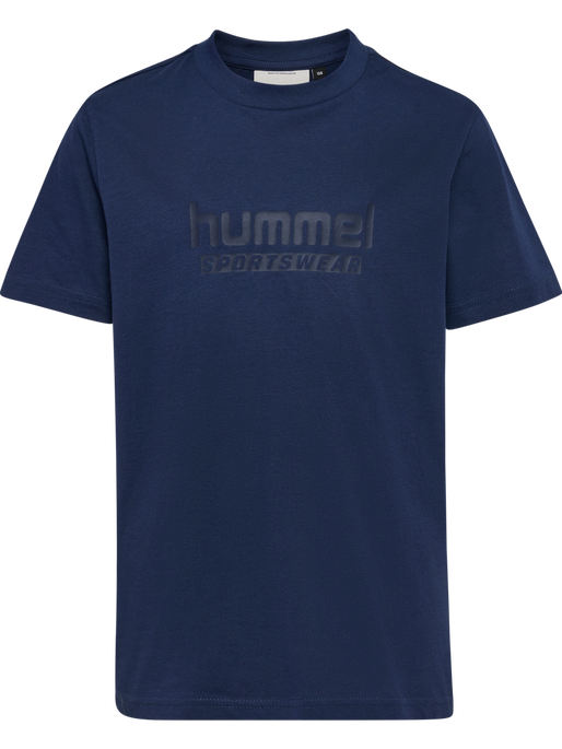 hmlJR BASE T-SHIRT S/S, DRESS BLUES, packshot