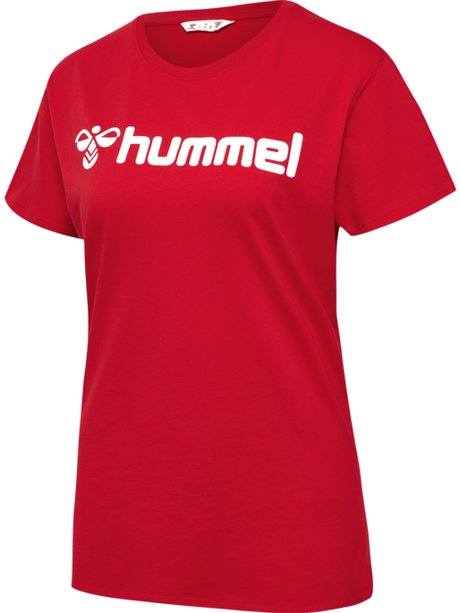 hmlGO 2.0 LOGO T-SHIRT S/S WOMAN, TRUE RED, packshot