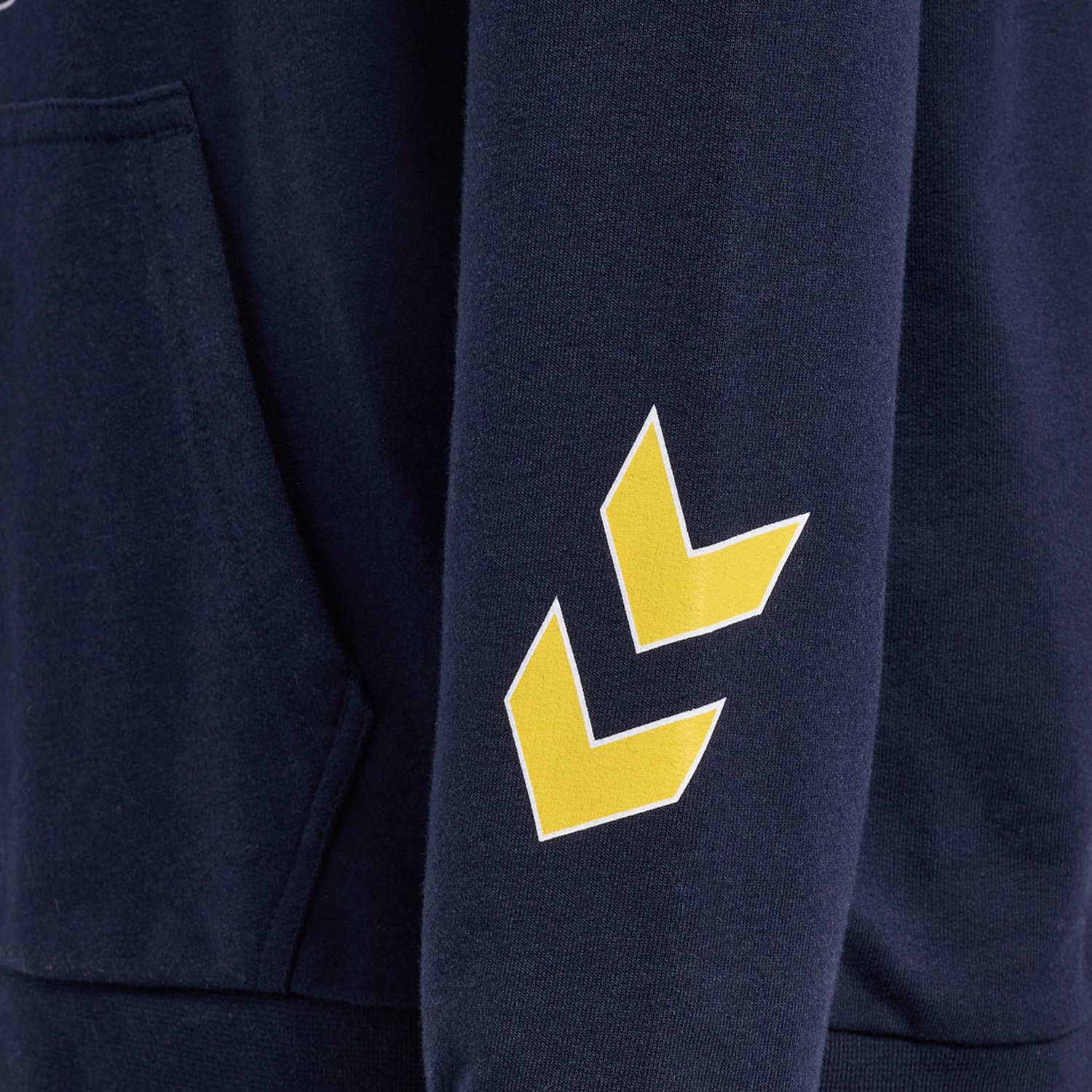 hmlGEOGRAPHY HOODIE, BLACK IRIS, packshot