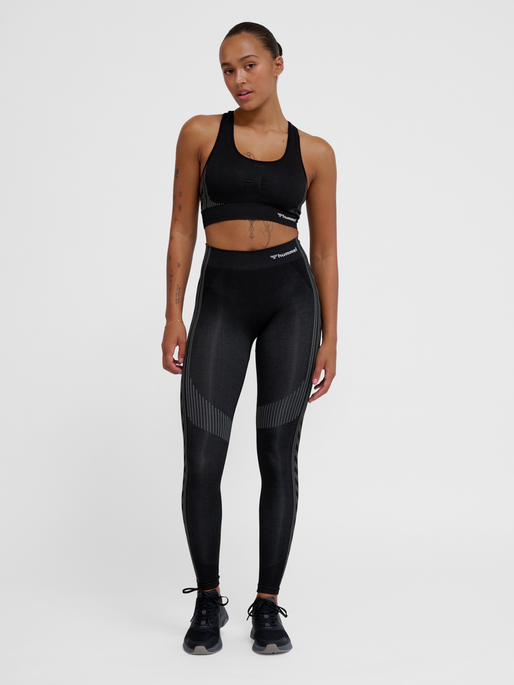 hummel MT SHAPING SEAMLESS MW TIGHTS - BLACK | hummelsport.de