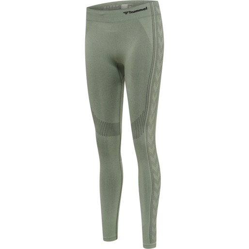 hmlMT SHAPING SEAMLESS MW TIGHTS, LILY PAD, packshot