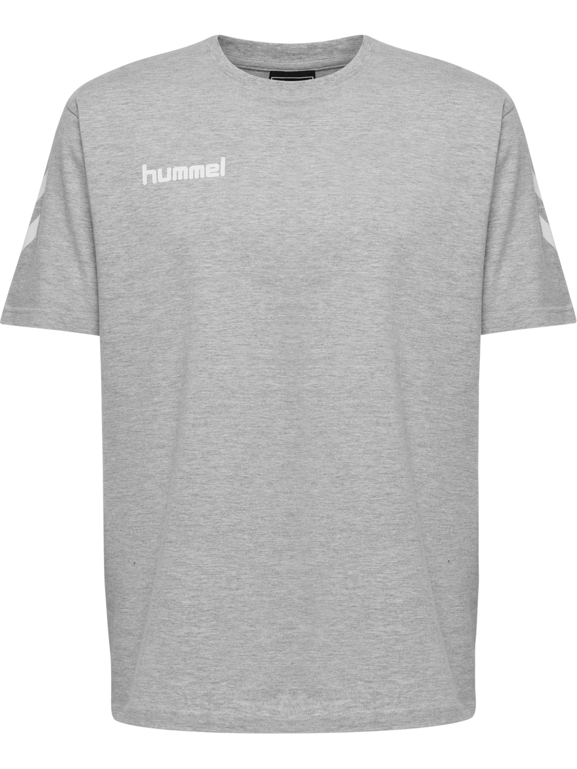 HUMMEL GO COTTON T-SHIRT S/S, GREY MELANGE, packshot