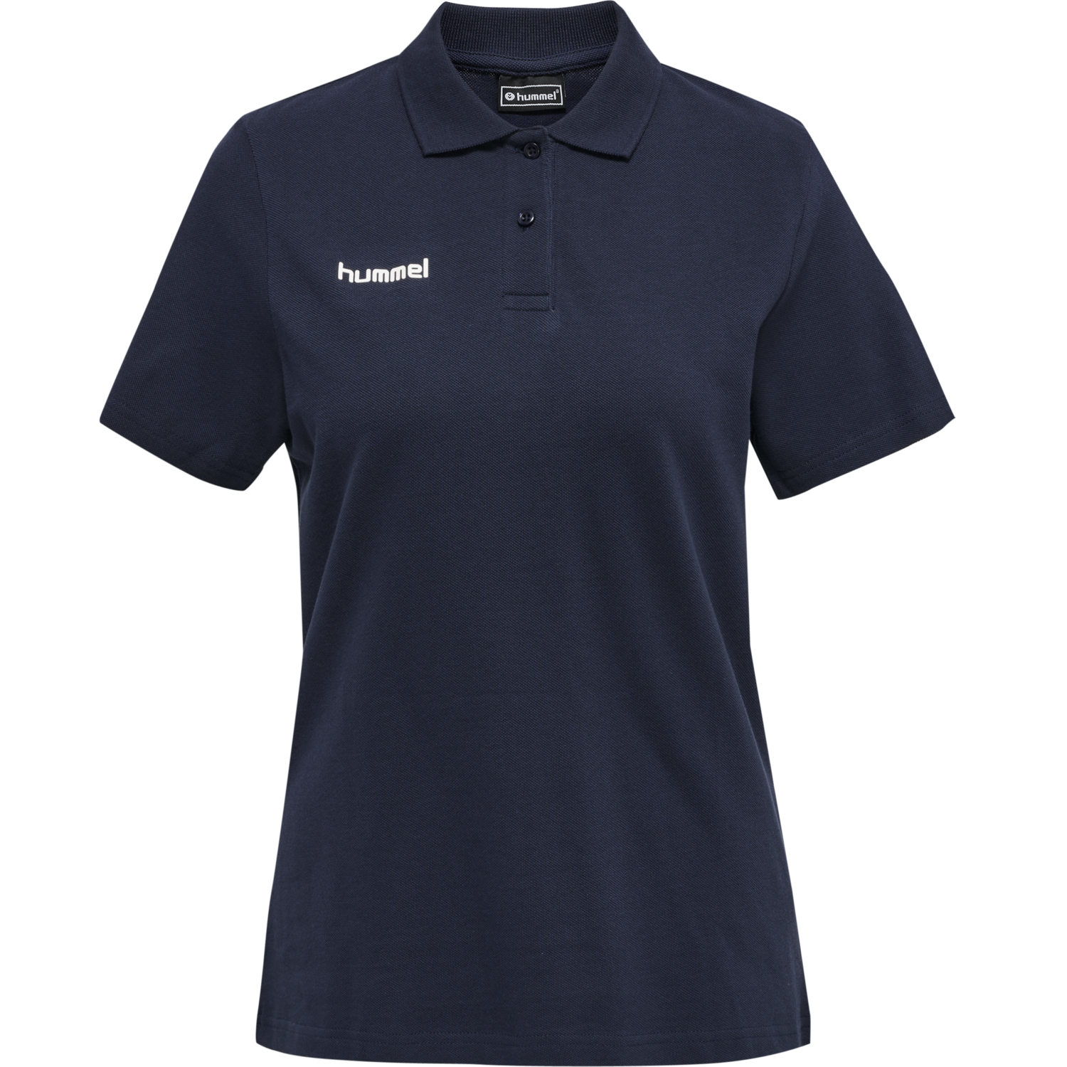 HUMMEL GO COTTON POLO WOMAN, MARINE, packshot