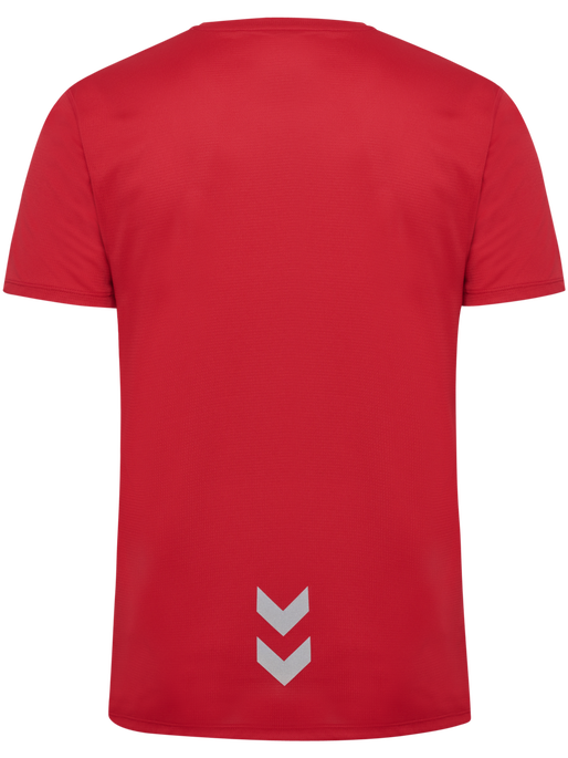hmlRUN JERSEY S/S, TANGO RED, packshot