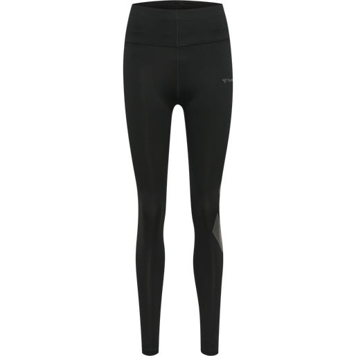 hmlMT PARIS HIGH WAIST TIGHTS, BLACK, packshot