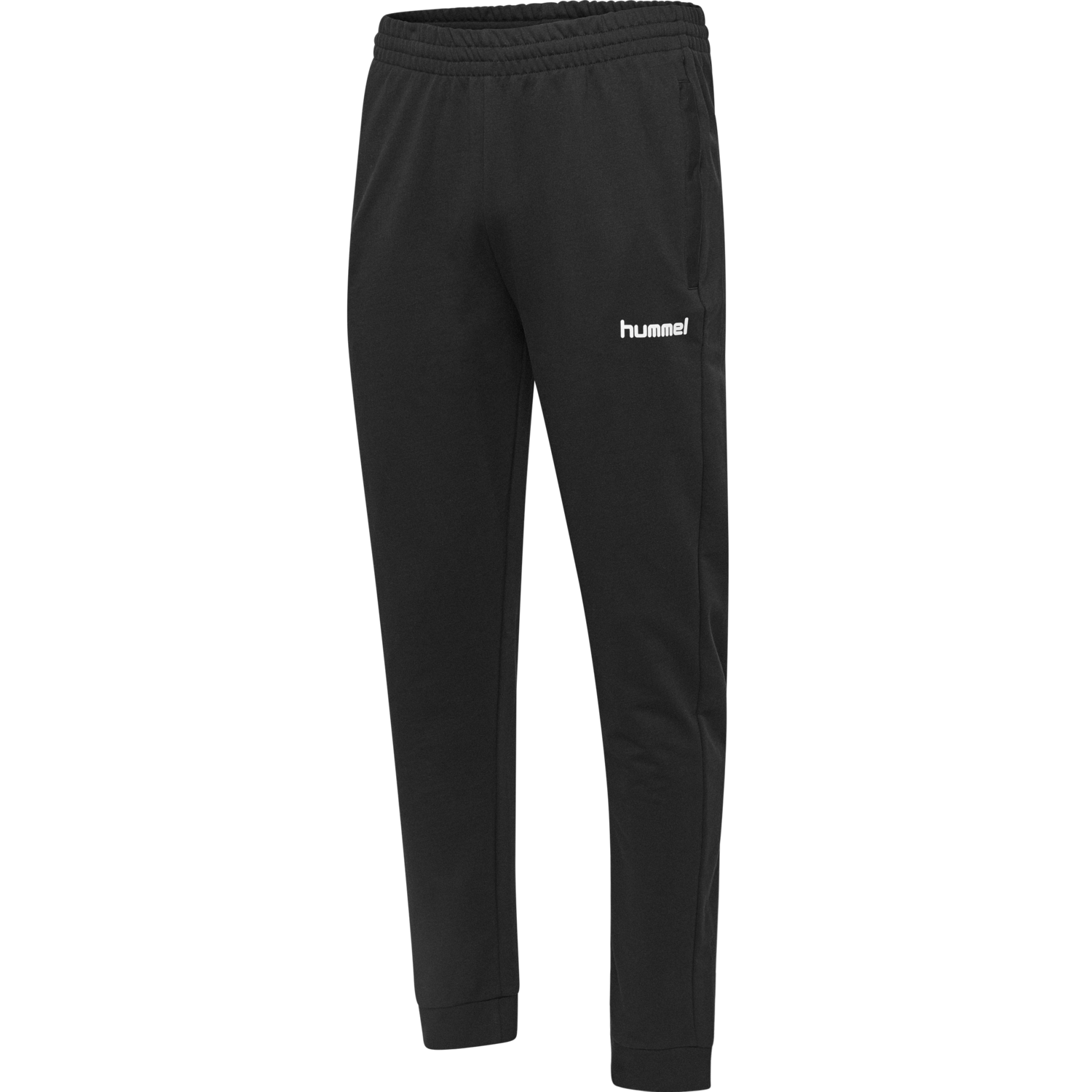 HUMMEL GO COTTON PANT, BLACK, packshot