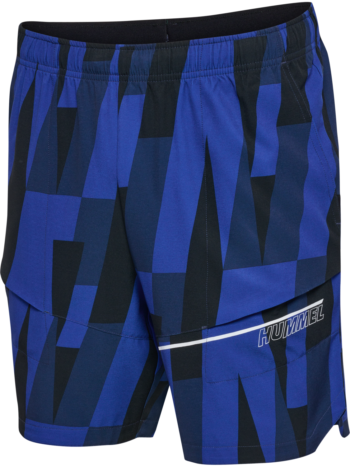 hmlCOURT AOP POCKET SHORTS, SODALITE BLUE, packshot