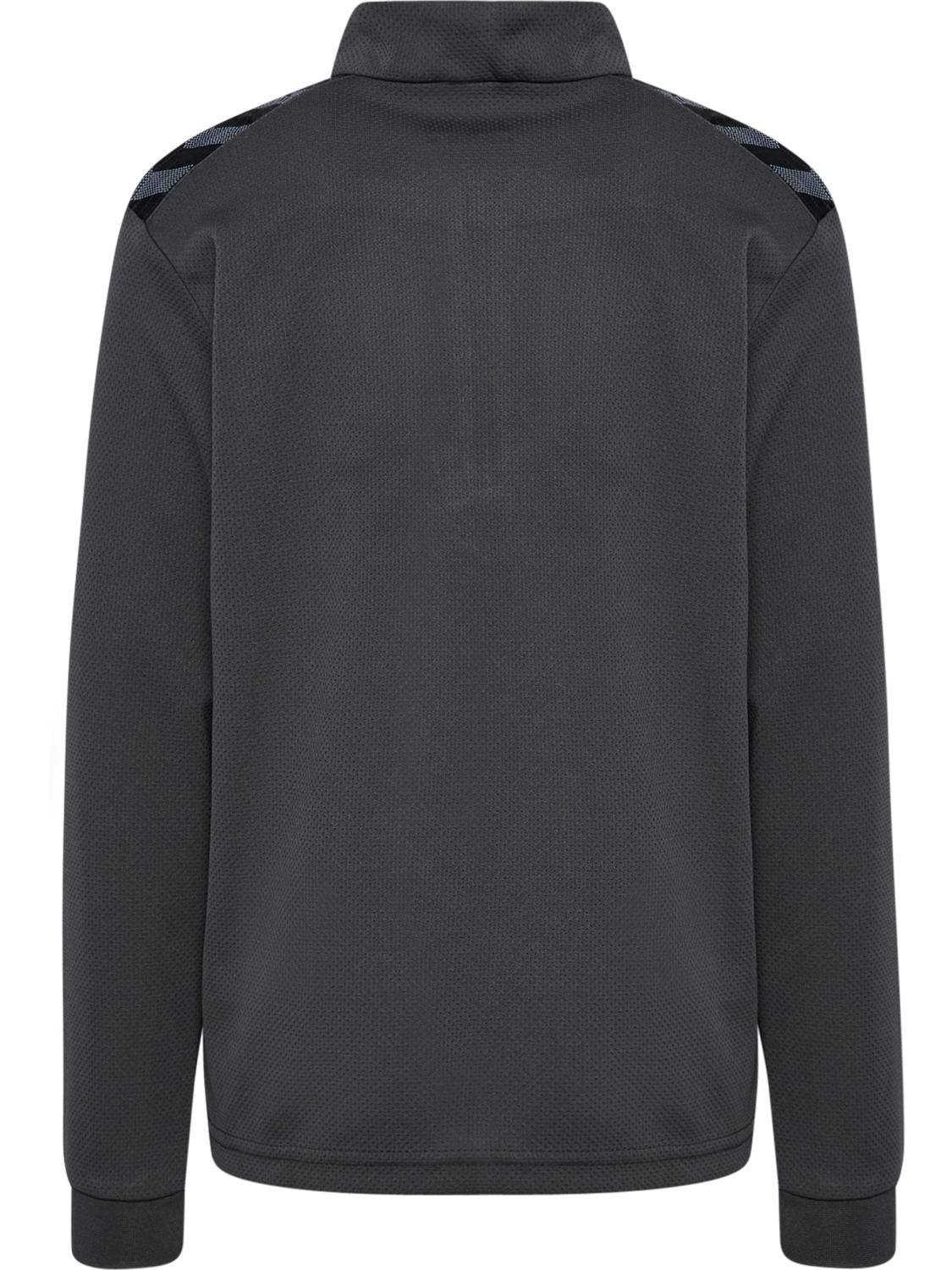 hmlAUTHENTIC HALF ZIP SWEAT KIDS, ASPHALT, packshot