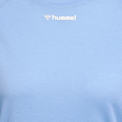 hummel MT VANJA T-SHIRT L/S - PLACID BLUE